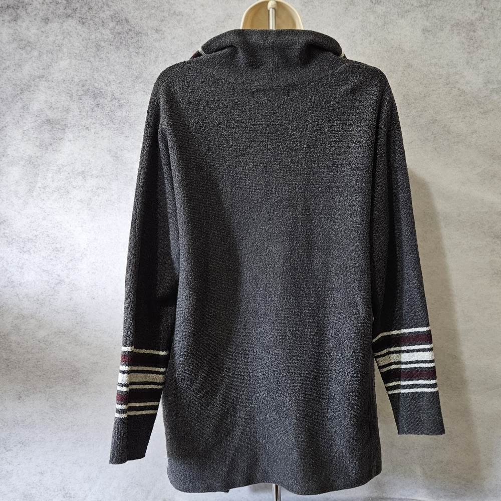 Eddie Bauer Long Sleeve Open Front Draped Cardigan - Picture 6 of 10
